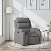 vidaXL Fauteuil inclinable Gris foncé Tissu