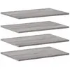 vidaXL Étagères murales 4 pcs sonoma gris 60x40x1,5 cm bois ingénierie