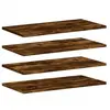 vidaXL Étagères murales 4 pcs chêne fumé 60x20x1,5cm bois d'ingénierie