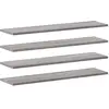vidaXL Étagères murales 4 pcs sonoma gris 80x20x1,5 cm bois ingénierie