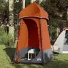 vidaXL Vidaxl Tente De Toilette Gris Et Orange Imperméable