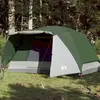 vidaXL Vidaxl Tente De Camping Avec Porche 4 Personne Vert Imperméable