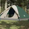 vidaXL Vidaxl Tente De Camping À Dôme 6 Personne Vert Imperméable