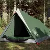 vidaXL Vidaxl Tente De Camping 2 Personnes Vert Imperméable