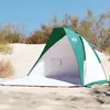 vidaXL Vidaxl Tente De Plage Vert D'eau 268x223x125 Cm 185t Polyester