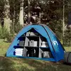 vidaXL Vidaxl Tente De Rangement Avec 9 Compartiments Bleu Imperméable
