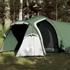 vidaXL Vidaxl Tente De Camping Tunnel 3 Personnes Vert Imperméable