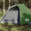 vidaXL Vidaxl Tente De Camping À Dôme 4 Personne Vert Imperméable