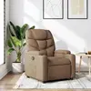 vidaXL Vidaxl Fauteuil Inclinable Marron Tissu