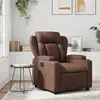 Fauteuil inclinable Marron Similicuir Vidaxl Marron