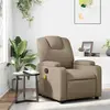 vidaXL Fauteuil de massage inclinable Cappuccino Similicuir