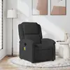 vidaXL Fauteuil de massage inclinable noir velours 371814