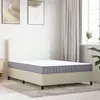 vidaXL Matelas en mousse moyennement doux 140x190 cm