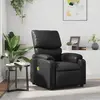 vidaXL Fauteuil de massage inclinable Noir Similicuir
