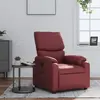 Non communiqué vidaXL Fauteuil inclinable Rouge bordeaux Similicuir