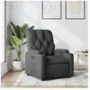vidaXL Vidaxl Fauteuil Inclinable Gris Foncé Tissu