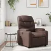 Non communiqué vidaXL Fauteuil inclinable Marron Similicuir