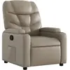 vidaXL Fauteuil inclinable Cappuccino Similicuir