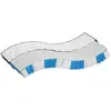 vidaXL Matelas à ressorts ensachés dureté moyenne 140x190 cm