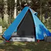 vidaXL Vidaxl Tente De Camping À Dôme 2 Personnes Bleu Imperméable