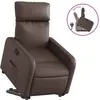 vidaXL Fauteuil inclinable marron similicuir