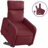 vidaXL Fauteuil inclinable rouge bordeaux tissu