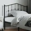 vidaXL Tête de lit métal noir 100 cm