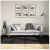 Vidaxl - Tapis shaggy pamplona poils longs moderne noir 160x230 cm