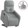 vidaXL Fauteuil inclinable Gris clair Tissu