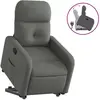 vidaXL Fauteuil inclinable Gris foncé Tissu