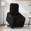vidaXL Fauteuil inclinable noir tissu
