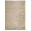 vidaXL Tapis HUARTE à poils courts doux et lavable sable 120x170 cm