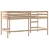 vidaXL Lit mezzanine enfants échelle 80x200 cm bois pin massif