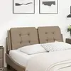 vidaXL Coussin de tête de lit cappuccino 120 cm similicuir