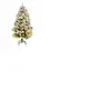 Vidaxl - Sapin de Noël artificiel articulé 150 led et boules 120 cm doré rose
