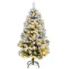 vidaXL Sapin de Noël artificiel articulé 150 LED et boules 150 cm