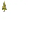 VIDAXL Sapin de Noël Artificiel 300 LED&Boules&Neige Floquée, Arbre de Noël avec Lumières, Décoration de Fête Vacance Intérieur Extérieur, 210 cm