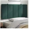 vidaXL Coussin de tête de lit vert foncé 100 cm velours