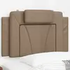 vidaXL Coussin de tête de lit cappuccino 90 cm similicuir