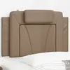 vidaXL Coussin de tête de lit cappuccino 80 cm similicuir
