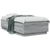 VidaXL Bedframe bewerkt hout grijs sonoma eikenkleurig 90x190 cm3209756