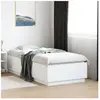 Vidaxl - Cadre de lit blanc 90x190 cm bois d'ingénierie White