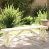 vidaXL Banc de jardin 115 cm bois de sapin massif
