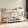 vidaXL Lit superposé 80x200/120x200 cm bois de pin massif