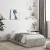 vidaXL Vidaxl Cadre De Lit Avec Tiroirs Sans Matelas Gris Béton 90x200 Cm