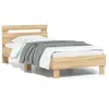 vidaXL Vidaxl Cadre De Lit Sans Matelas Avec Lumières Led 75x190 Cm