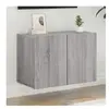 vidaXL Meuble TV mural sonoma gris 60x30x41 cm