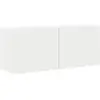 vidaXL Meuble TV mural blanc 100x30x41 cm