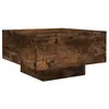 vidaXL Table basse chêne fumé 55x55x31 cm bois d'ingénierie