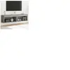 vidaXL Meubles TV avec lumières LED 2 pcs sonoma gris 60x30x30 cm